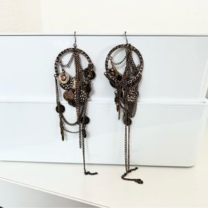 Vintage AllSaints Coin Earrings